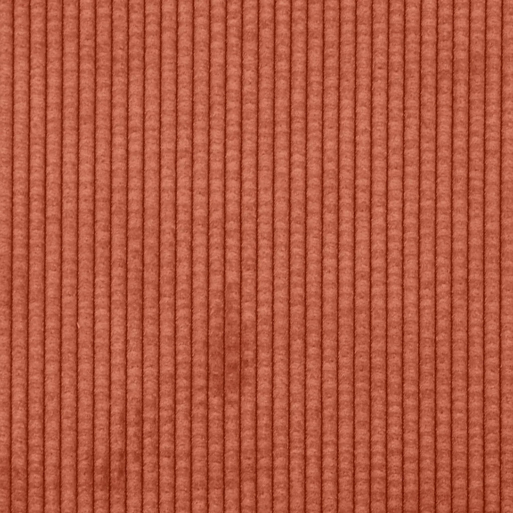 Divano Divanetto Rosso Arancione 160x77x82 cm Tessuto Velluto a Coste 4105199