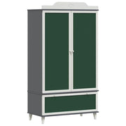 Ampio armadio rettangolare per bambini con spazio per riporre gli oggetti 90 x 45 x 165 cm legno grigio 02_0058621