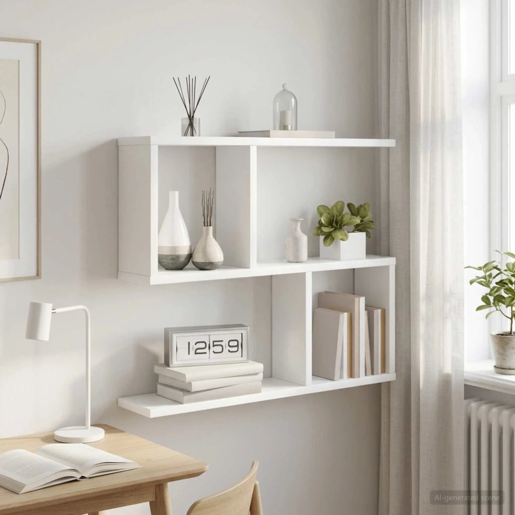 Scaffale da parete Bianco 60 x 12 x 50,5 cm 8012252