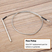 Microfono Piezoelettrico per Chitarra Micro Chitarra Micro Piezo Chitarra Micro Piezo Altoparlante Sottofondo Tbe 6900 Pre- Amplificatore di Pick-Up- Microfono Piezoelettrico con Alta Sensibilità Sottofondo con Jack 2,5Mm Rilevamento.