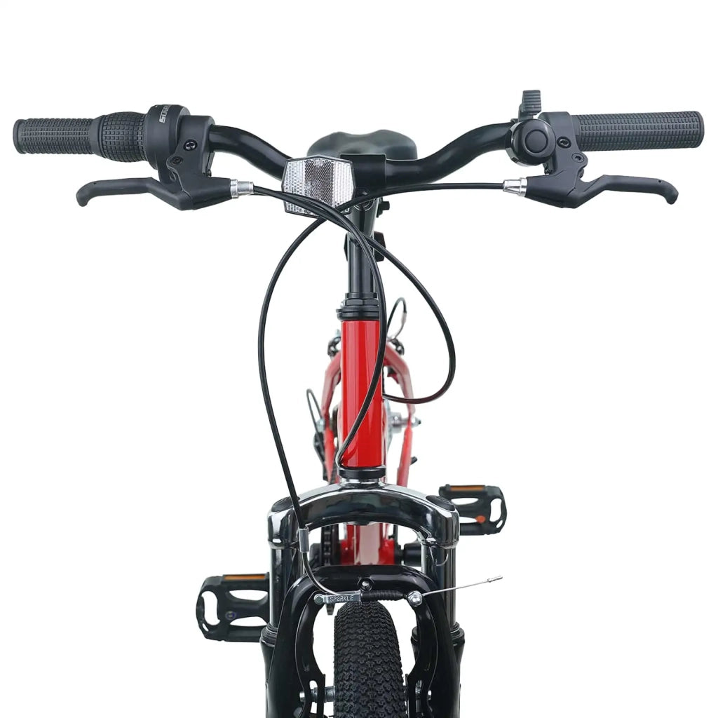 Bicicletta per Bambini | Bici per bambini 24 Pollici 6-Speed per 8-12 anni Rosso