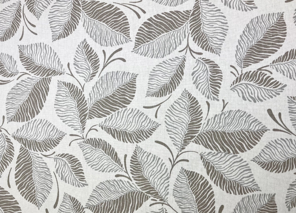 Tovaglia Per Salotto Cucina Tavolo 100% Cotone Made In Italy Jungle RP - 140x180 - Tortora