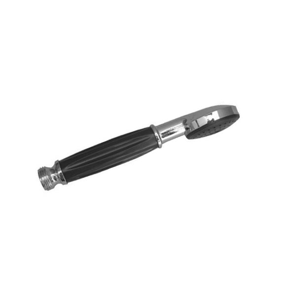 DOCCETTA RETTA- Nera c/particolari cromo- DH- pezzi 1