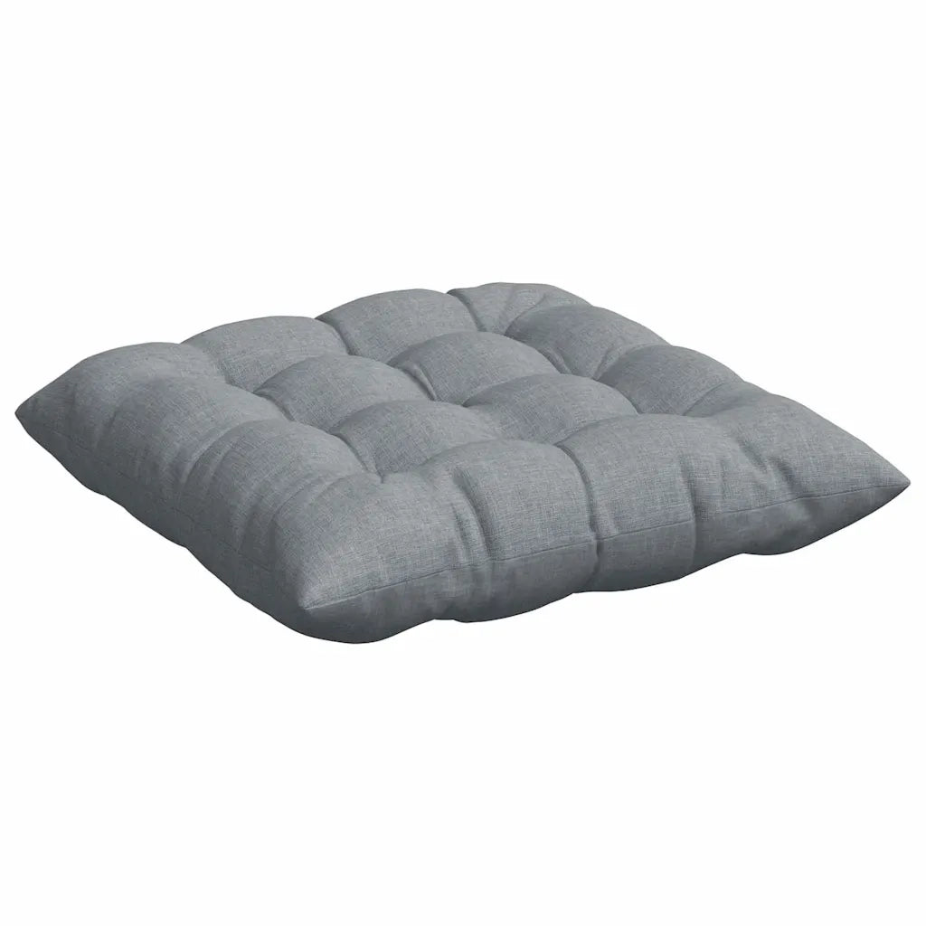 Cuscini per Seduta 4 pcs Grigio chiaro 40 x 40 x 6 cm Tessuto 42015146