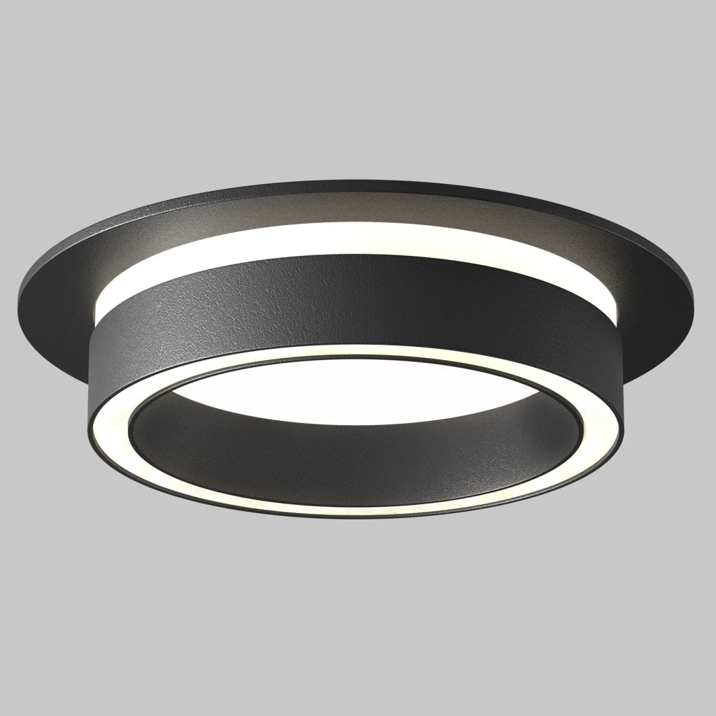 Maytoni Lampada da incasso Orlo 1 luce GX53 nero acrilico