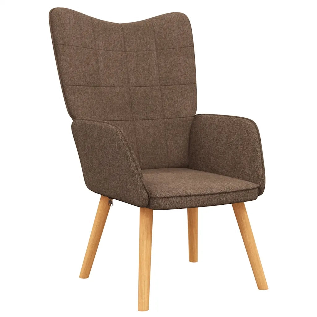 Sedia Relax Marrone in Tessuto 327922