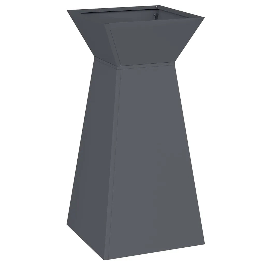 Vaso a Pilastro Antracite 35 x 35 x 73 cm 873842