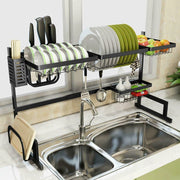 Trade Shop - Organizer Organizzatore Per Cucina Scolapiatti Scaffale Da Appoggio Ripiani 62cm -
