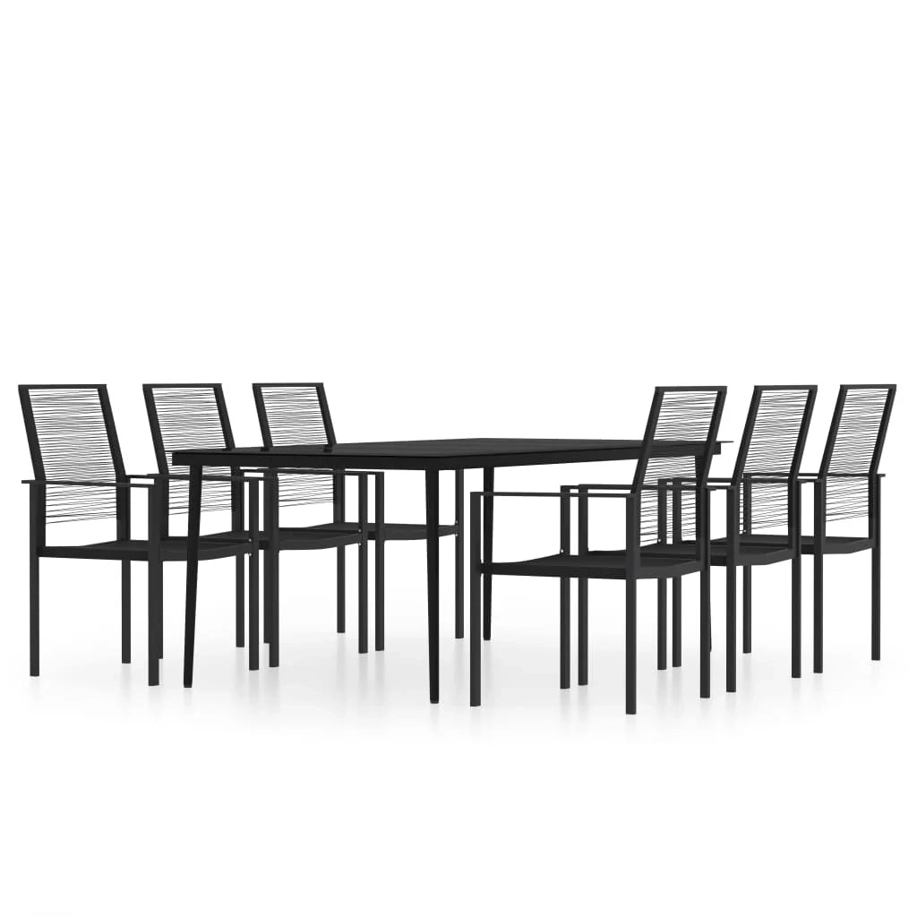 Set da pranzo da giardino nero da 7 pezzi 02_0014006