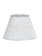 PARALUME 3810 DM.40CM BIANCO E ARGENTO ATTACCO E27