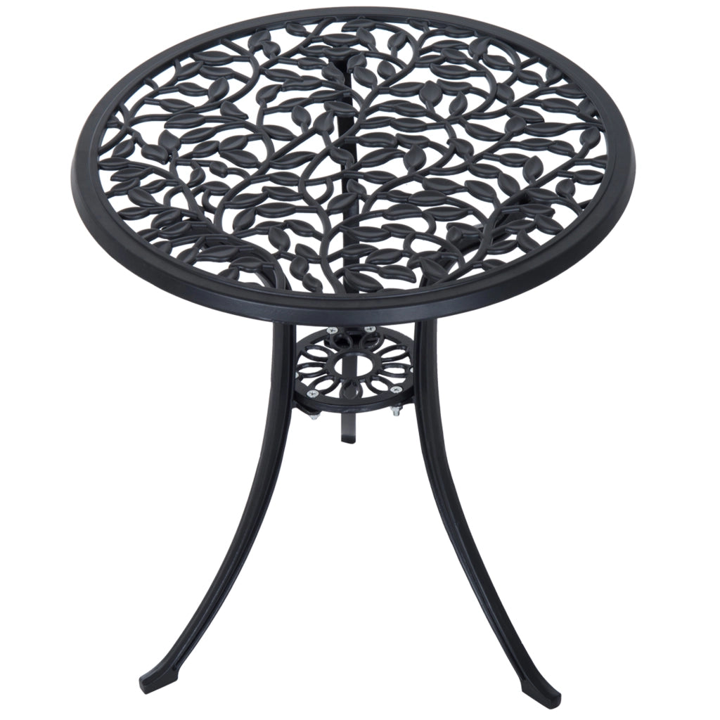 Set tavolino da caff¨¨ con 2 sedie per balcone ¨C Minimal ¨C nero