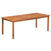 Set da Pranzo da Giardino 9 pz in Polyrattan Nero e Marrone 44102
