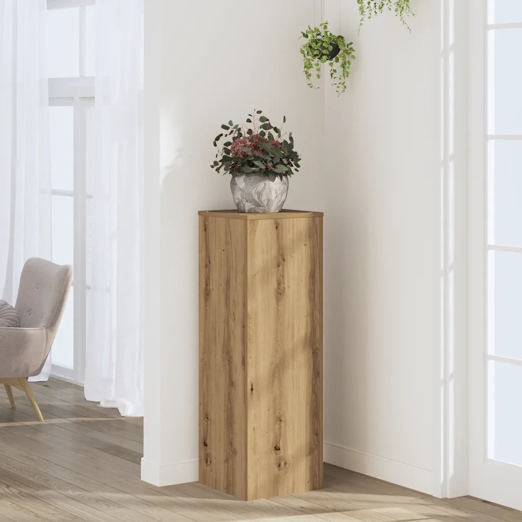 Supporto per piante | Sostegno per piante Rovere Artigianale 33x33x100 cm Truciolato