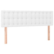 Testiera | Testata Bianca 144x5x78/88 cm in Similpelle