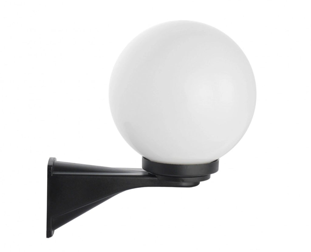 Applique esterna SU-MA Kule sfera 20cm E27 nera IP43