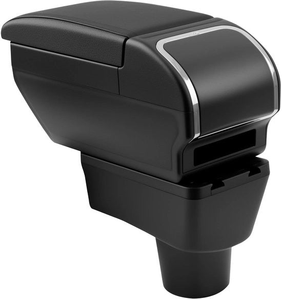 Supporto laterale doppio strato per Mitsubishi Mirage Attrage 2014-2023 - Supporto braccio - Porta bicchieri - Compatibile con Mitsubishi Mirage Attrage 2014-2023 - Spazio di archiviazione - Utilizzo confortevole - Supporto braccio