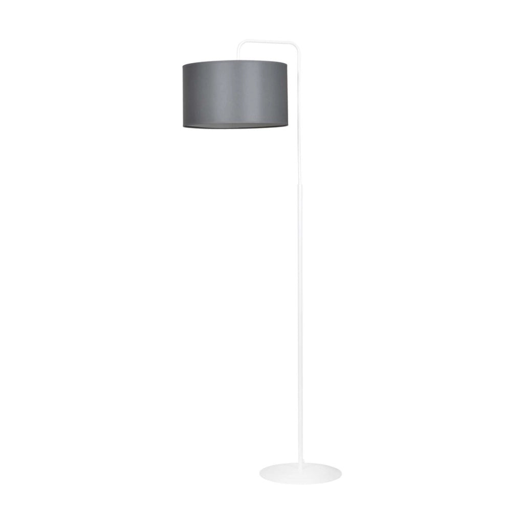 Lampada da terra TRAPO Emibig bianco/grigio E27 150cm