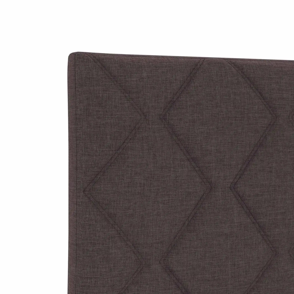 Letto box spring con materasso Marrone Scuro 90 x 190 cm 3450379