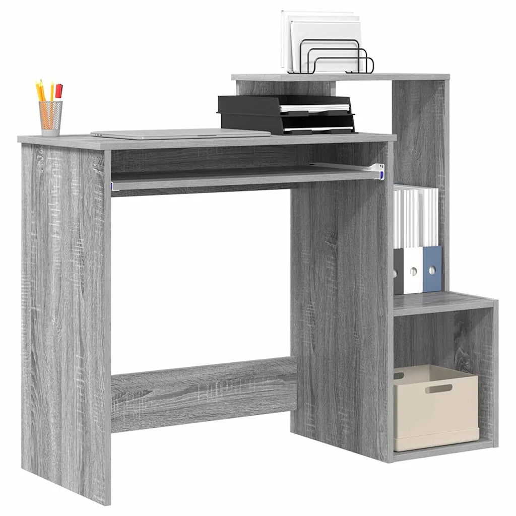 Scrivania Grigio Sonoma 106 x 41 x 88.5 cm Legno multistrato 869471