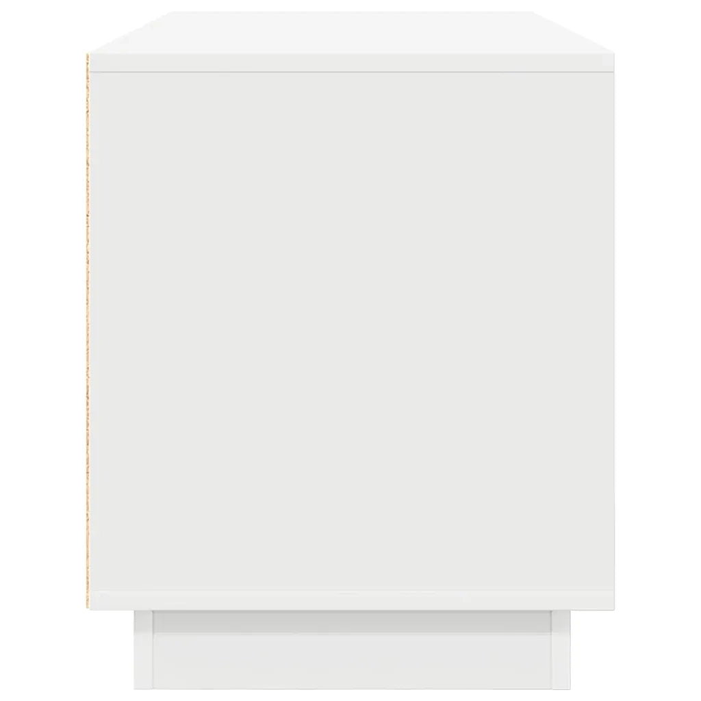 Mobile Porta TV con Luci LED Bianco 100x41x50 cm 861409