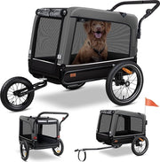 Carrello per cani 3 in 1 - 75 x 103 x 139 cm