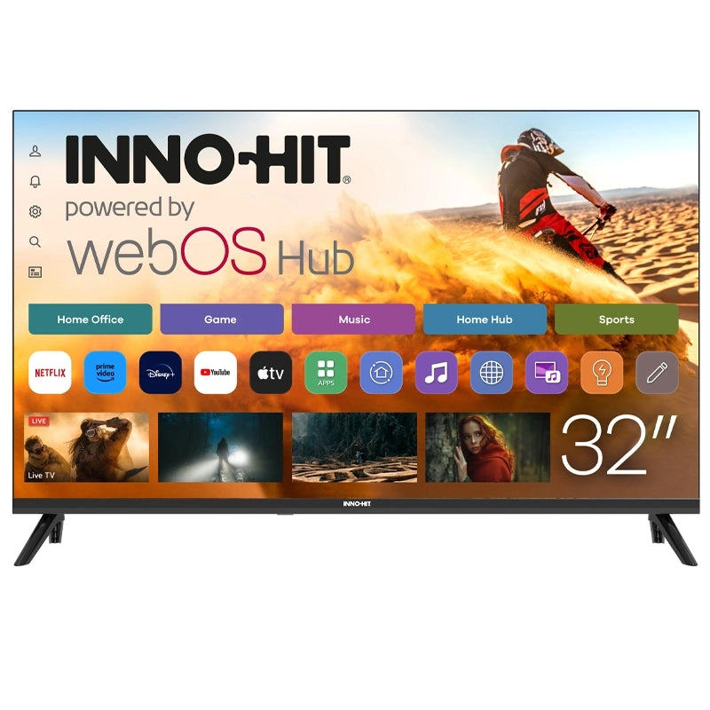 INNO HIT IH32FL2K - 32" SMART TV LED HD - FRAMELESS - WEB OS - HDR10 - IT