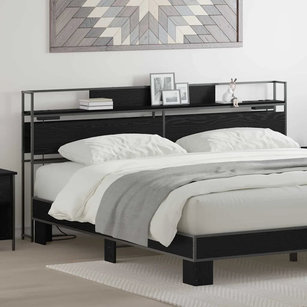 Testiera | Testata contenitore Rovere nero Legno multistrato