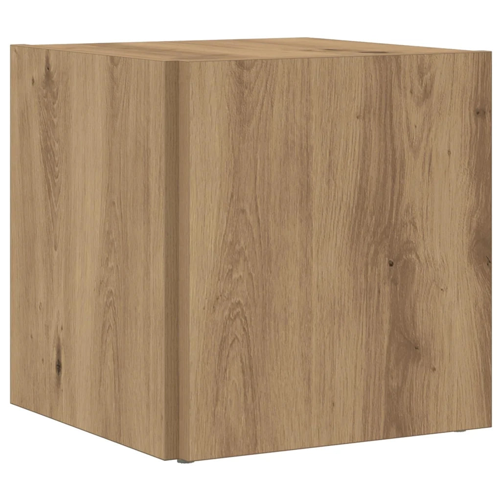 Tavolino da Salotto Rovere Artigianale 33x33x34cm in Truciolato 856717