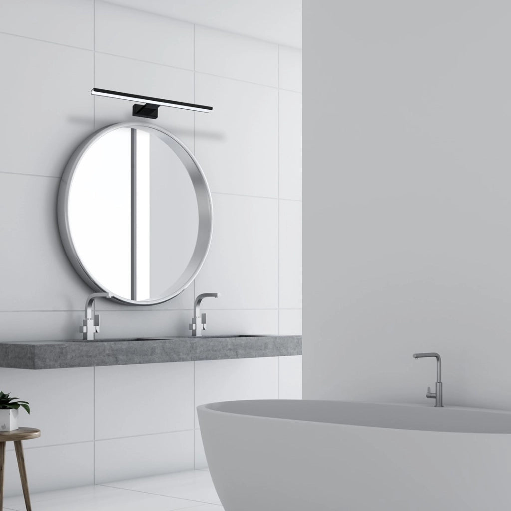 Applique LED Milagro Shine ML4382 13,8W IP44 nera 60cm
