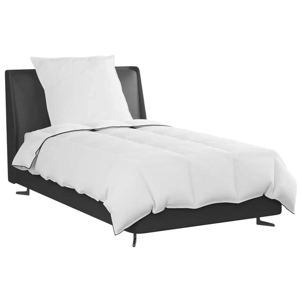 Piumone | Duvet Invernale con cuscino 2 pz Bianco Piuma d'anatra
