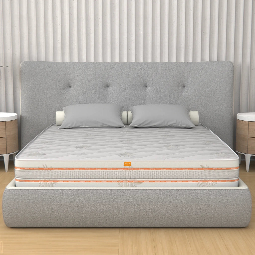 Materasso Una Piazza e Mezza 120x200 Memory, alto 25 cm Sfoderabile - Rivestimento in Aloe Vera, Traspirante | Top H25