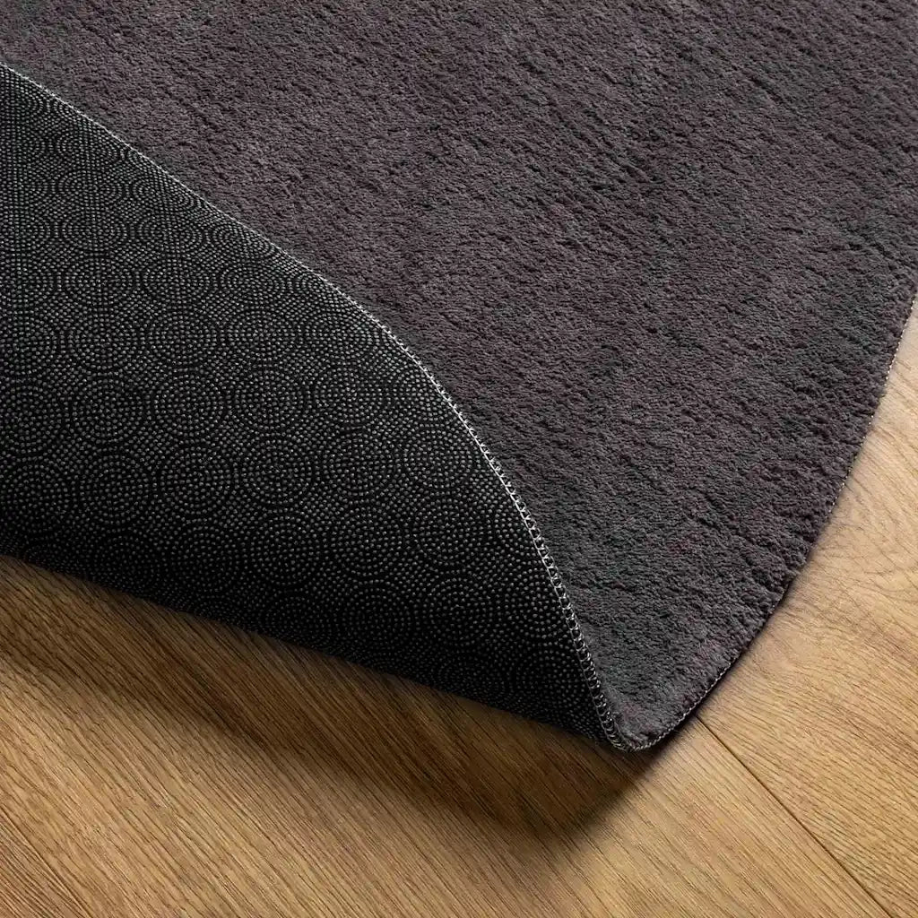 Tappeti per area HUARTE Antracite 160 x 230 cm Poliestere 4103709