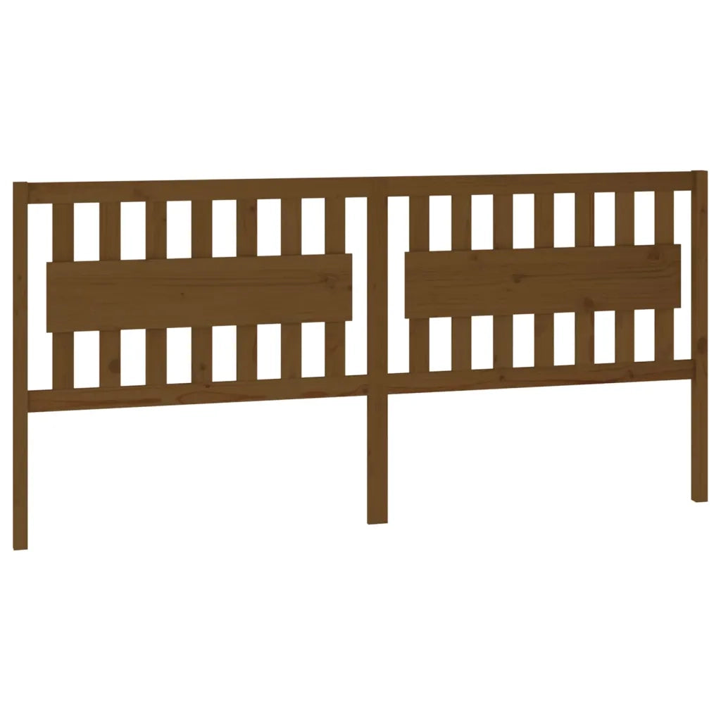 Testiera | Testata per Letto ambra 205,5x4x100 cm Legno Massello di Pino