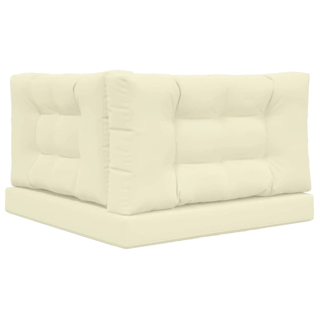 Cuscino per divano da esterno 3 pcs Crema Poliestere 900882