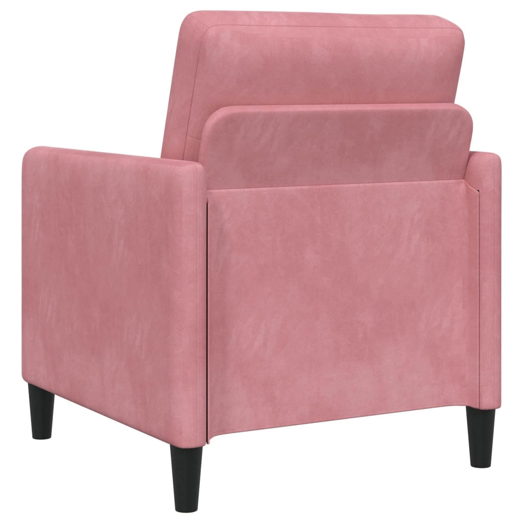 Set di Divani con Storage 2 pz Rosa Poliestere 3429194