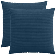 Federa 2 pcs HEERLEN Blu navy 55 x 55 cm corduroy 912301