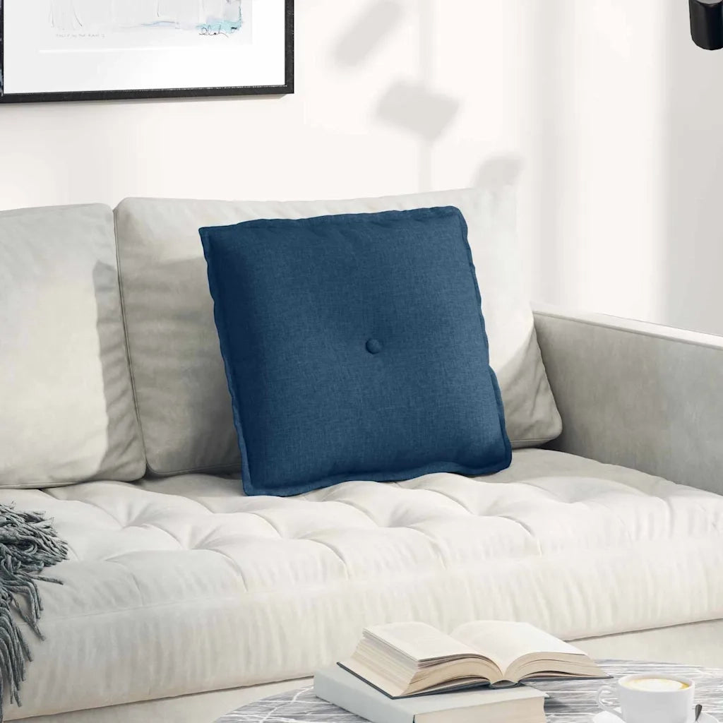 Cuscino per Schiena Blu 50 x 19 x 45 cm Tessuto 42014623