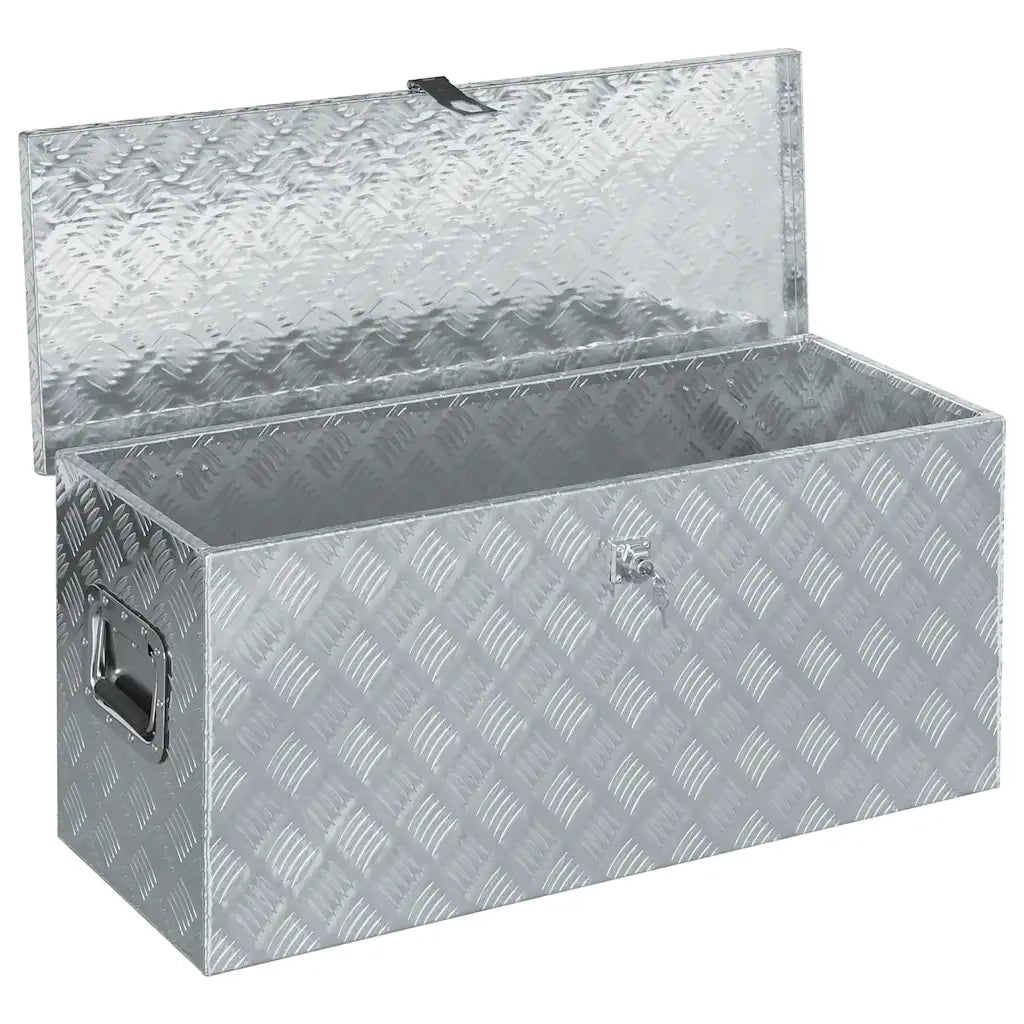 Cassetta in Alluminio 90,5x35x40 cm Argento cod mxl 13453