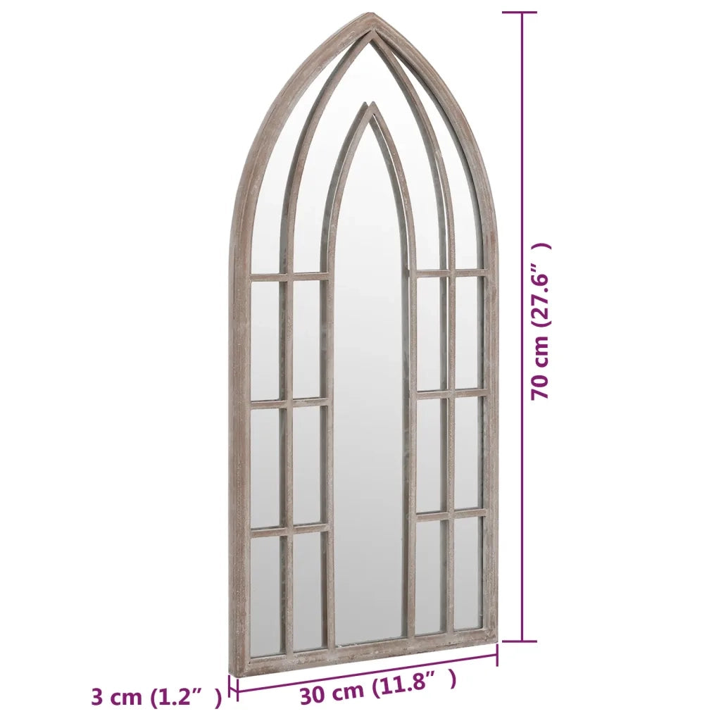 Specchio Sabbia 70x30 cm Ferro per Uso Interno 3093525