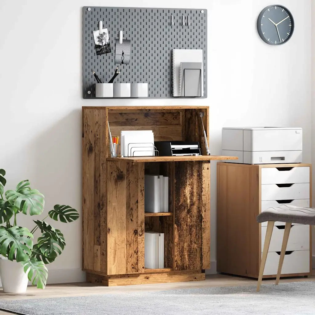 Scrivania con lo scaffale Legno vecchio 71,5 x 31,5 x 106,5 cm 869488