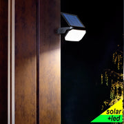 LAMPO Applique Solare Led Con Pannello e Luce Orientabili 99223 Sovil