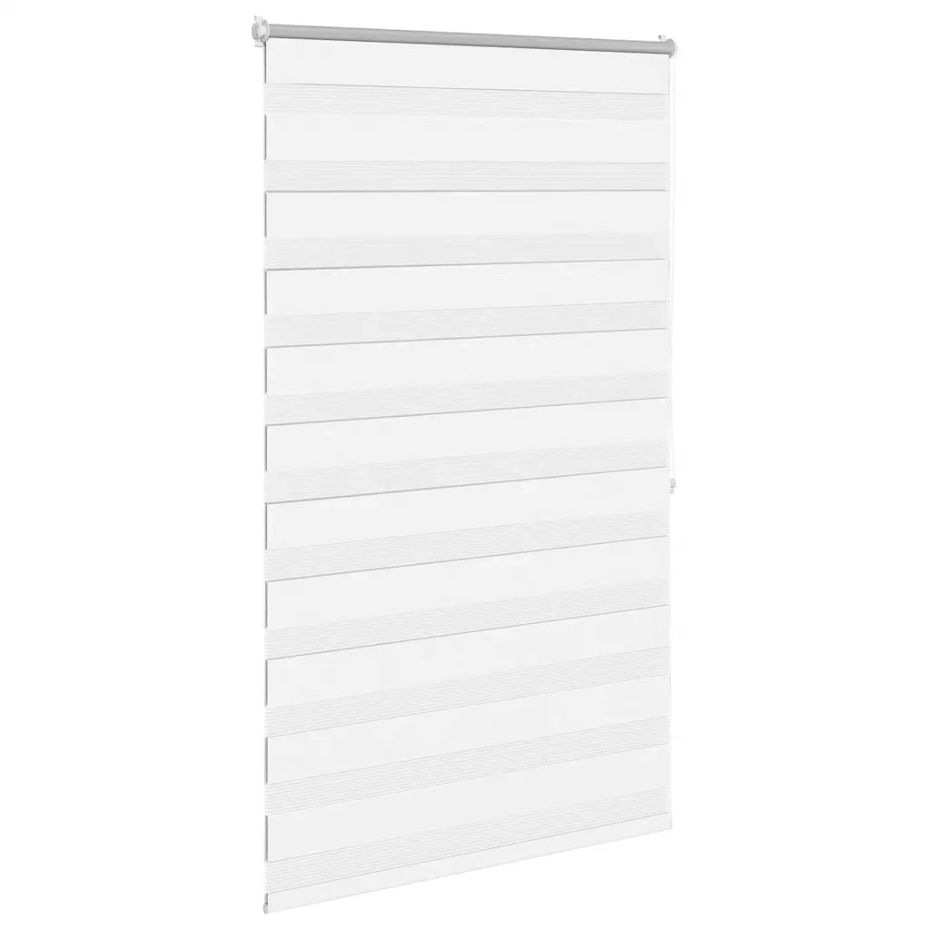 Tenda a rullo zebrata 100,9x175 cm Larghezza tessuto 96,7 cm bianco 240210