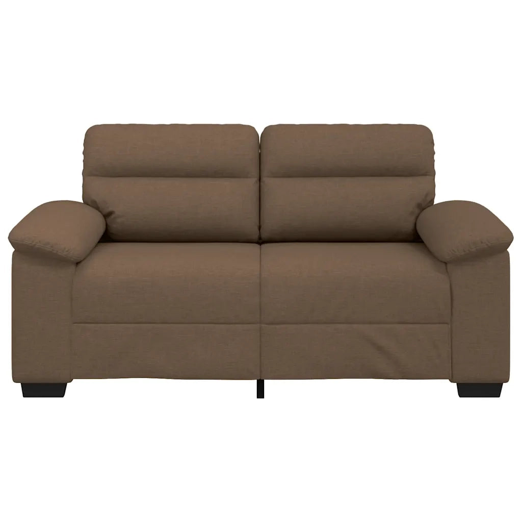 Divano a 2 Posti Marrone 160x81x84 cm in Tessuto 4105301