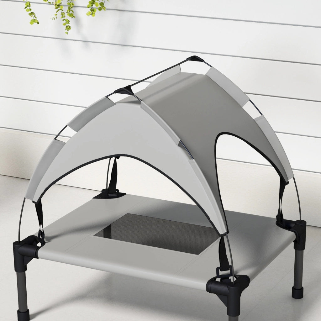 Cuccia per Cane con Tetto ¨C Minimal ¨C Grigio Chiaro 61x46x63 cm