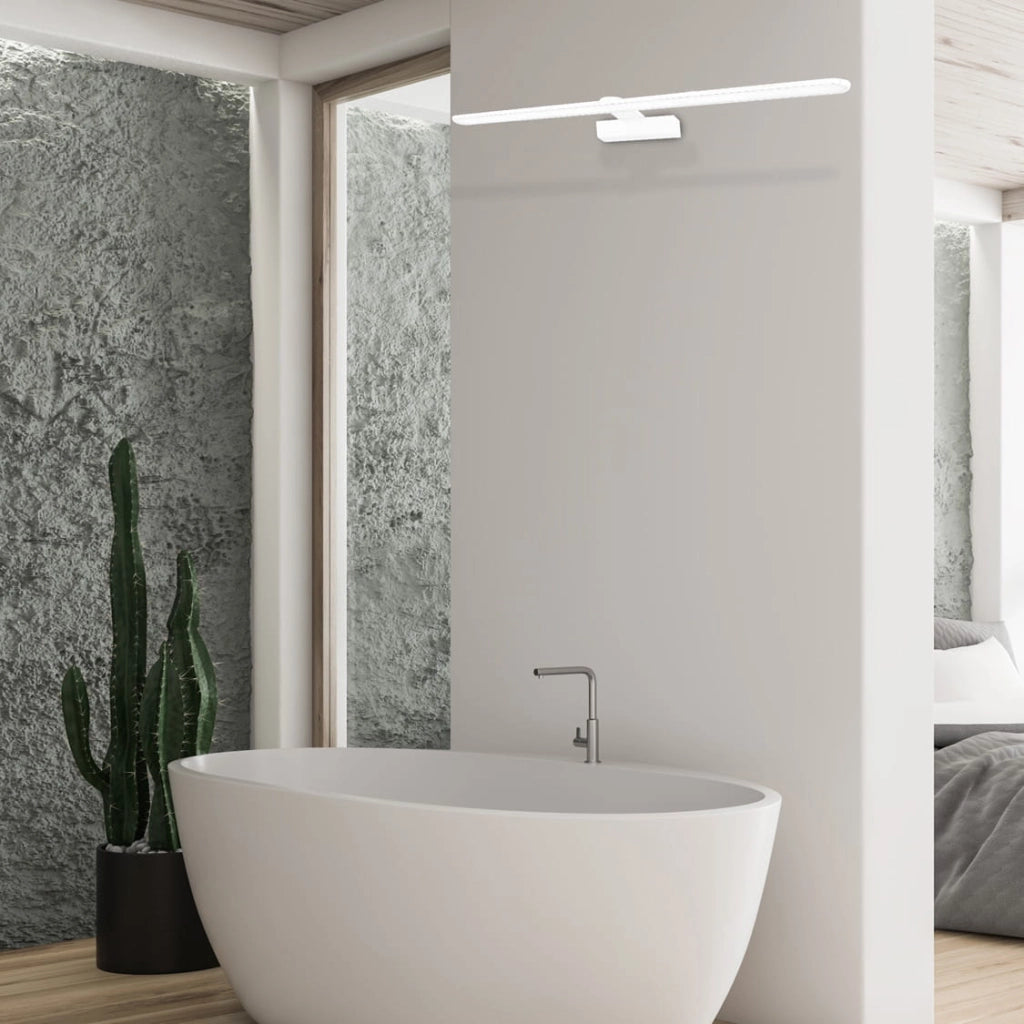 Applique LED Milagro Splash ML5618 12W 60cm cromo/bianco IP44