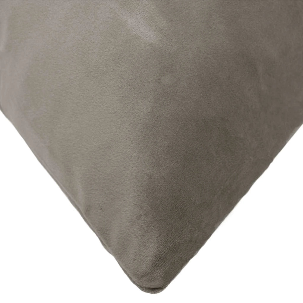 Federa 6 pcs HEERLEN Grigio Chiaro 80 x 80 cm Velluto 913524
