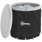 Vasca Ghiaccio Sportivi 280L ¨C Xylo ¨C Con Copertura e Pompa ?78x71cm Nero