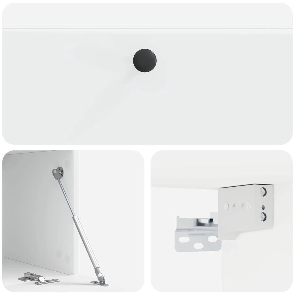 Mobile Porta TV da Muro 98 x 41 x 30 cm Bianco 899205