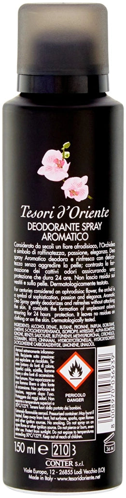 TESORI D'ORIENTE DEODORANTE SPRAY ORCHIDEA DELLA CINA DA 150 ML