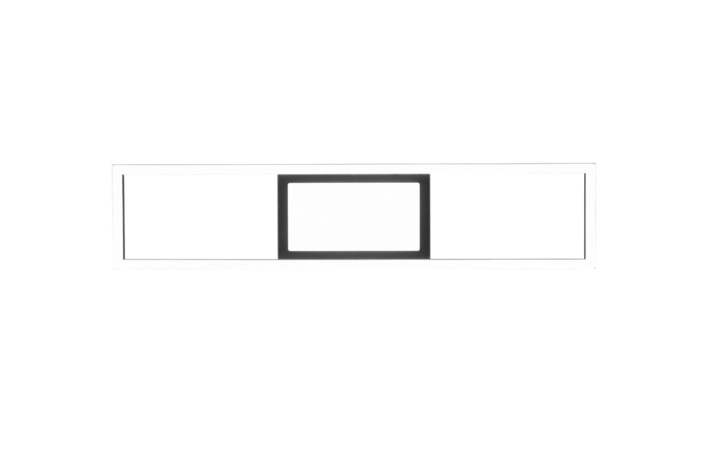 Plafoniera RL Rigido nera LED integrato 60cm 22W CCT